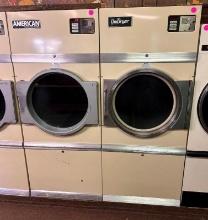 Lot of 3 Single Pocket Commercial Dryers, Unimac UniDryer and American Dryer Corp. All Non-Working