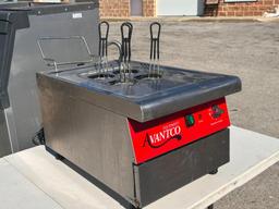 Advantco No. 177PC201, 8 Liter Countertop Electric Pasta Cooker/Rethermalizer w/ Water Refill &