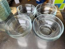 Lot of 8 Glass Bowls, 8in Dia.