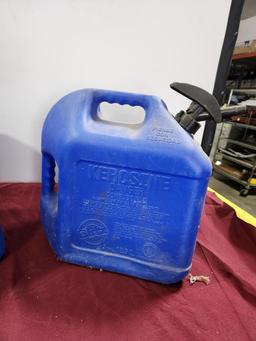 (2) 5 Gallon Kerosene Gas Cans