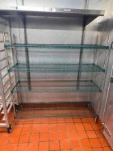 Metro Green Epoxy Commercial Shelving Unit (Cooler Rack) 60in x 18in x 63in
