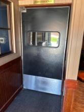 Eliason Commercial Swinging Kitchen Door, 89in x 44-1/2in w/ Mounting Brackets