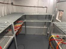 Walk-In Cooler Steel Shelving: 23 Running Feet, Bolted Together, 16in - 24in Deep, 4 Sides/Sections,