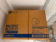Full-Case, Pacific Blue Standard Roll 2-Ply Toilet Paper, 80 Rolls, No. 18280/01
