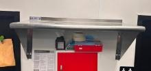 Stainless Steel Wall-Mount Shelf 36in x 18in