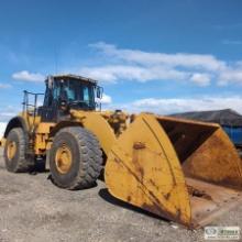 LOADER, 2008 CATERPILLAR 980H, EROPS, WITH 11FT PIN ON GP BUCKET