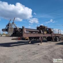 ROLLER CONE CRUSHER, EL JAY 45, 100HP ELECTRIC MOTOR, TRAILER MOUNTED, WITH 2-DECK SCREEN, CEDAR RAP