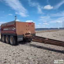 END DUMP PUP TRAILER, 1996 COLUMBIA, TRIPLE AXLE