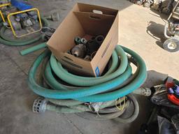 QTY OF SUCTION, DISCHARGE HOSE, SCREENS SUPPORT EQUIPMENT
