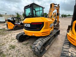 2021 JCB 85Z-2 HYDRAULIC EXCAVATOR SN:JCB8AEA3KM2736474 powered by Kohler diesel engine, equipped