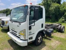 2020 ISUZU NPR CAB & CHASSIS VN:011956 powered by gas engine, equipped with automatic transmission,