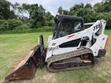 2020 BOBCAT T595 RUBBER TRACKED SKID STEER SN:B3NK36263 powered by diesel engine, equipped with