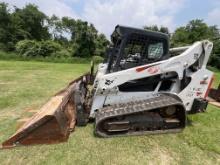 2020 BOBCAT T595 RUBBER TRACKED SKID STEER SN:B3NK36704 powered by diesel engine, equipped with
