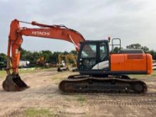 2020 HITACHI ZX210LC-6 HYDRAULIC EXCAVATOR SN:7766 powered by diesel engine, equipped with Cab, air,
