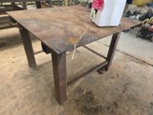 4FT. X 4FT. STEEL SHOP TABLE SUPPORT EQUIPMENT