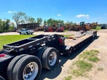 2004 LOAD KING 553SS DETACHABLE GOOSENECK TRAILER VN:5LKL5035941025082 equipped with 55 ton
