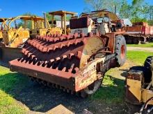 REX SP848PD VIBRATORY ROLLER SN:8PHX967 powered by Detroit diesel engine, equipped with 84in.