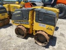 2018 BOMAG BMP-8500 TRENCH ROLLER SN:128106 powered by diesel engine, equipped with padsfoot drum,