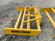 NEW GRAVEL LEVELER SKID STEER ATTACHMENT