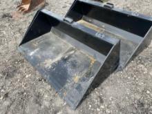 NEW 66IN. BUCKET SKID STEER ATTACHMENT