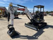 UNUSED BOBCAT E35 HYDRAULIC EXCAVATOR SN-914441 powered by diesel engine, equipped with OROPS, front