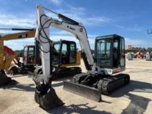 BOBCAT 341 HYDRAULIC EXCAVATOR SN:233212174 powerered by Kubota diesel engine, equipped with Cab,
