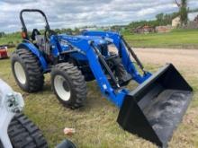 NEW NEW HOLLAND WORKMASTER 50 TRACTOR LOADER 4x4, powered by diesel engine, equipped with OROPS, 8x8