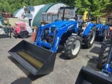 2022 NEW HOLLAND WORKMASTER 75 TRACTOR LOADER SN-00095, 4x4, powered by diesel engine, equipped with