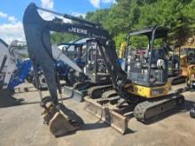 2018 JOHN DEERE 35G HYDRAULIC EXCAVATOR SN:277173 powered by John Deere diesel engine, equipped with