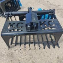 NEW 48IN. GRAPPLE BUCKET SKID STEER ATTACHMENT