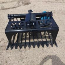 NEW 48IN. GRAPPLE BUCKET SKID STEER ATTACHMENT