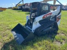 2023 BOBCAT T76 RUBBER TRACKED SKID STEER powered by diesel engine, equipped with rollcage,