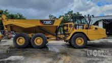 2017 CAT 730C2 ARTICULATED HAUL TRUCK SN:V2T400542 6x6, powered by Cat diesel engine, equipped with