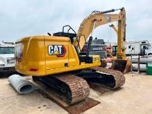 2022 CAT 320 HYDRAULIC EXCAVATOR powered by Cat C4.4 diesel engine, equipped with Cab, air, heat,