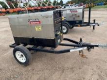 2018 LINCOLN V300 WELDER SN:JH024150 powered by diesel engine, equipped with 300AMPS, trailer