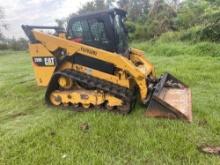 2018 CAT 299D2 RUBBER TRACKED SKID STEER SN:FD203292 powered by Cat diesel engine, equipped with