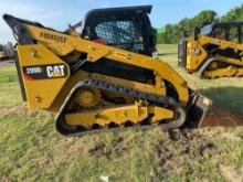 2018 CAT 299D2 RUBBER TRACKED SKID STEER SN:FD203257 powered by Cat diesel engine, equipped with