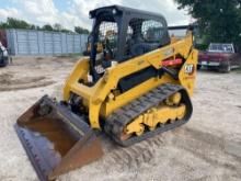 2021 CAT 259D3 RUBBER TRACKED SKID STEER SN:CW913012 powered by Cat diesel engine, equipped with