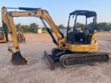 2018 CAT 305E2CR HYDRAULIC EXCAVATOR SN:H5M06653 powered by Cat diesel engine, equipped with Cab,