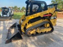 2018 CAT 259D RUBBER TRACKED SKID STEER SN:FTL18517 powered by Cat diesel engine, equipped with