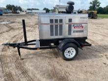 2019 LINCOLN V549 WELDER SN:I1190302836 powered by diesel engine, equipped with 300AMPS, trailer