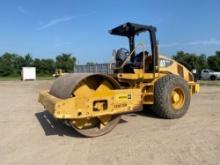 2014 CAT CS56 VIBRATORY ROLLER SN:C5S01204 powered by Cat diesel engine, equipped with OROPS, 84in.