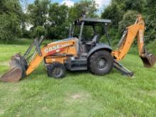 2017 CASE 580N TRACTOR LOADER BACKHOE SN:CHC740617 4x4, powered by diesel engine, equipped with