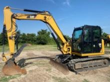 2018 CAT 308 HYDRAULIC EXCAVATOR SN:FJX10776...powered by Cat diesel engine, equipped with OROPS,