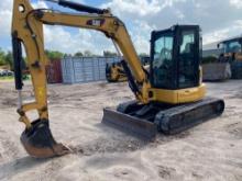 2019 CAT 305.5C HYDRAULIC EXCAVATOR SN:CR507238 powered by Cat diesel engine, equipped with Cab,