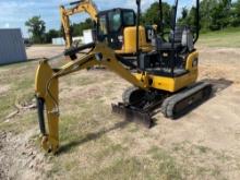2019 CAT 301.7 HYDRAULIC EXCAVATOR SN:LJ801556 powered by diesel engine, equipped with OROPS, front