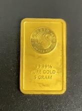 5 Gram Gold Bar Perth Mint