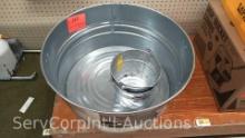 Lot of Behrens Round Tub & 2 Behrens Buckets