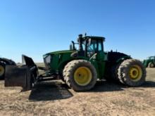 John Deere 9470R Tractor W/ 18 FT Grouser AgPro Hydraulic Blade