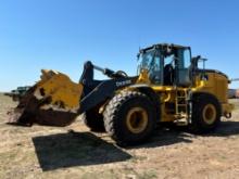 John Deere 744P Loader W/ 10FT JD Bucket